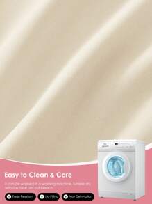 1pc Ultra Soft Solid Color Fitted Sheet, Lightweight As Cloud, 9.84 Inch/25cm Deep Pocket, Fits All Size Beds - Twin, Full, Queen, King, Essential For Home And Dorm