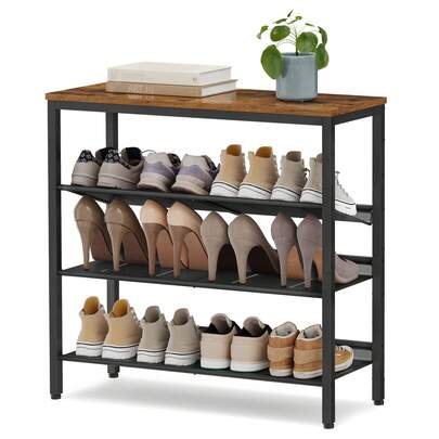 Shoe Rack, 4-Tier S…