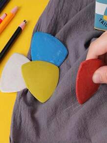 1pc High-Quality 5-In-1 Sliding Ruler, NANCY Professional Sewing Measuring Tool, Made Of Durable Plastic With High Precision. Combines Multiple Measurement Functions, Convenient For Sewing, Tailoring And Patch Cutting. Ergonomic Easy-Grip Handle For Comfortable Home Sewing Operation, Essential For Sewing Enthusiasts And Professional Tailors. Random Color/Style