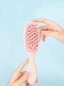 Silicone Scalp Massage Hair Brush, Long Handle Hair Cleaning Brush, Promotes Hair Growth And Removes Dandruff, Home Shampoo Brush, Long Handle Shampoo Comb, Personal Care Scalp Massage Brush, Shampoo Brush Bath Brush