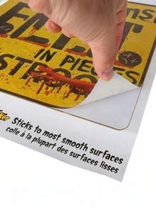 1Pc Halloween Sticker For Bathroom Toilet Stickers Halloween Fright Night Horror Mural Adhesive Party Decoration Wall , Halloween Decorations