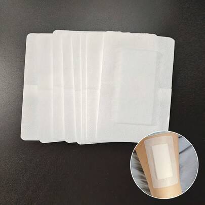 5/15/30/40pcs Large Bandages Wound Care Flexible Adhesive Bandages Latex Free Fabric For And Protect Wounds Large Size For First Wound Care