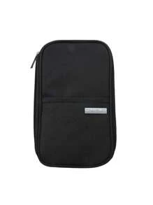 1 pieza Bolsa para pasaporte, titular de pasaporte y tarjeta, funda protectora impermeable, bolsa de almacenamiento de viaje, bolsa multiusos para documentos en el extranjero