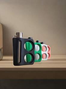 Estuche portátil para encendedor - Material de plástico duradero, accesorio de uso diario, estuche para encendedor, estuche para encendedor de moda, botón, accesorio para fumar, adecuado para viajeros, gran regalo para amigos y familiares - Multicolor - Ver 4