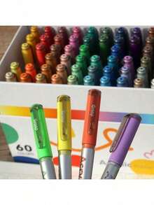 Bộ bút vẽ acrylic chuyên nghiệp 120 màu GRASP mới với mực đậm, chống trầy xước và chống chịu thời tiết, phù hợp cho người mới bắt đầu/người lớn, bộ số lượng lớn kèm hộp đựng – Hoàn hảo cho gia đình/trường học/xưởng vẽ: Tập trung vào chất lượng chuyên nghiệp. - Nhiều màu - Xem 6