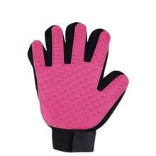 五指宠物美容手套、猫咪按摩浴刷、宠物毛发去除手套、狗狗按摩浴必需品 - 彩色 - 查看 15