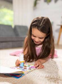 Unicorn Magic Sticker Stamper Unicorn ,Includes 100 Stickers + 1 Notebook,Unicorn Creative Sticker For Girls Gift