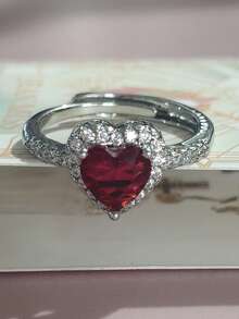 1 件可爱蝴蝶结可调节戒指，简约光滑素食戒指，时尚戒指，波西米亚海星个性化戒指 - 多色 - 查看 15