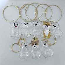 1/3/6pcs Cat Hair Storage Transparent Capsule, Cat Hair Collection Box, Charm Gashapon, Keychain Pendant, Pet Hair Storage Capsule