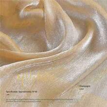 4 Colors Selectable Aurora Glitter Wrinkle Gauze Photo Props, Portable Decor Photography Backdrop For Ins-Style Photo Shooting - Multicolor - View 10