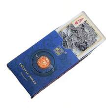 Transparent PVC Printed Dragon & Tiger Pattern Playing Cards, Entertainment Leisure Game Gift