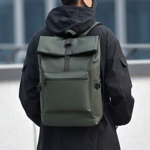 2025 New Large Capacity Fashion Laptop Backpack For College Students Commuting Casual Men's Business Travel Backpack