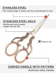 Näh- Und Stickereischere Aus Nicht Rostendem Stahl, Mit Einem Scharfen Design Im Vintage-stil. Geeignet Für Handwerksarbeiten, Kunstwerke, Handarbeiten, Diy-werkzeuge Und Garnschere.