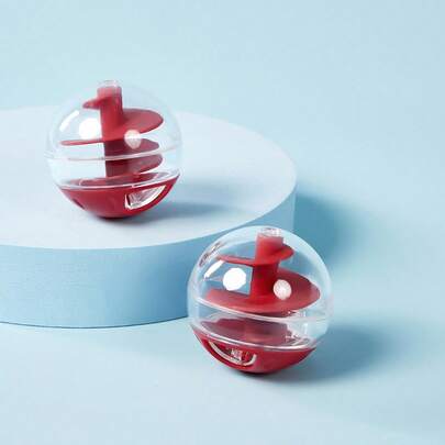 PETSIN 1 cái Đồ chơi cho mèo ăn chậm hình quả bóng xoắn ốc, Đồ chơi cho mèo ăn chậm tương tác