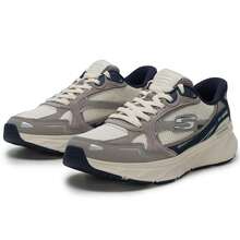 Skechers 男士跑步鞋EDGERIDE 男子綁帶運動鞋輕盈舒適戶外日常運動休閒鞋232969-LTGY - 淺灰色 - 查看 3