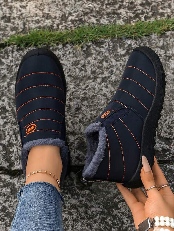 女士冬季保暖雪地靴，多种颜色可选，套穿式，加厚保暖鞋