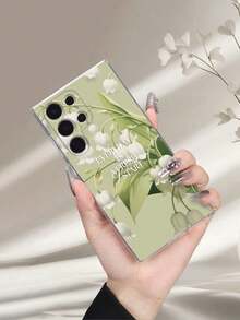 حافظة هاتف شفافة للصيف مطبوعة بنقوش زهور لينجلان توفر حماية شاملة بدرجة 360 لهواتف جالاكسي A23/A13/A32/A52/A34/A24 4G/A05/A05s/A55/A56/S20/S20 Ultra/S23/S23 Uitra/S23 FE، هدية مثالية