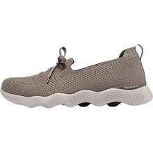 Skechers Women's Breathable Mesh Cushioned Slip-On Walking Sneakers - Taupe - View 7