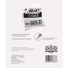 BIC Cristal Xtra Bold Ballpoint Pens, Bold Point (1.6mm), NEW ASSORTED COLORS, 48 Pack-920054 - 1Count(Gói 48) - Xem 3