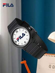 FILA 高级女士石英腕表 – 闪亮水晶表框、珍珠表盘和精钢表带 | 送给她的奢华礼物 - 均碼 - 查看 5
