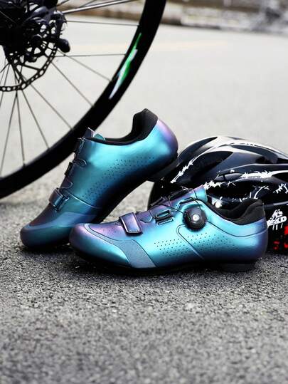 Professional Men's Road Cycling Shoes,Premium PU Shoe Upper Anti-Slip Outsole,SPD Racing City Road Bike Sneakers,Women's Road Bicycle Shoes,Lightweight Fashion Walking Outdoor Bike Shoes,Suitable For All Seasons