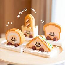 1 套面包头瑞士卷巴斯克积木拼图装饰，儿童节、生日、圣诞节、万圣节礼物，完美礼物 - 彩色 - 查看 11