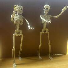 Halloween Skeleton Decoration, Movable Skeleton Prop For Haunted House, Holiday Scene Decor - Multicolor - View 5