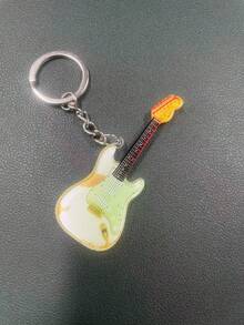 2025 - New Minimalist High-Quality Small Guitar Acrylic Keychain, Backpack Pendant Decoration, Suitable As Friend Gift, Party Favor, Perfect Gift, Birthday Gift