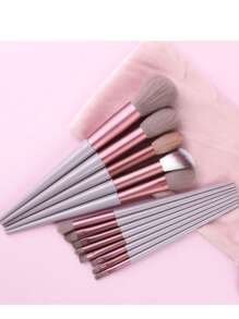13 Makeup Brush Set Plus Storage Bag Non-Shedding Eyeshadow Brush Soft Ultra Soft Affordable Brush Super Soft Non-Shedding Beginner Makeup Artist 13 Set Brush Eyeshadow Brush Contouring Brush Makeup Set Eyeshadow Brush Soft Makeup Brush Eye Cheek Brush Set