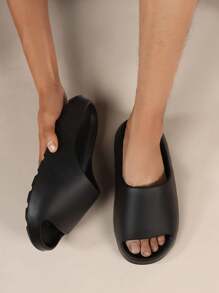 Damen Kokos Pantoffeln, dicke EVA rutschfeste und geruchshemmende Sohle, geeignet für Strand, Sommer Outdoor Tragen, Große Größen Stil Pantoffeln, dicke Sohle, geeignet für Strand, Sommer Outdoor Tragen, Große Größen