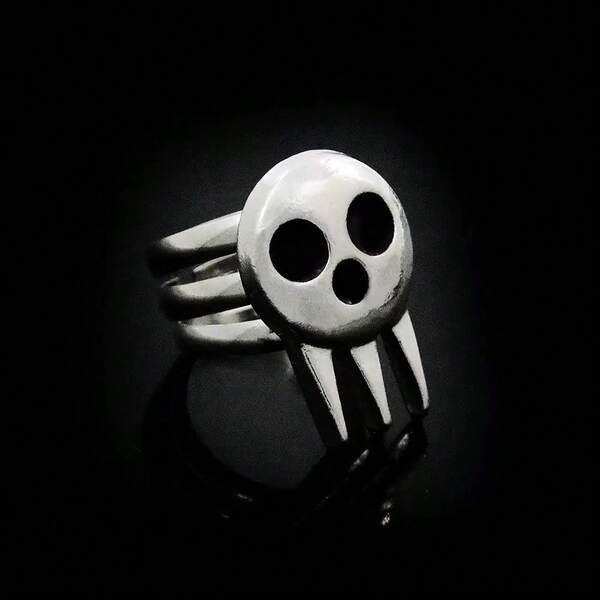 1 Stück Anime Soul Eater Todesengel Schädel Ring, Otaku Stil