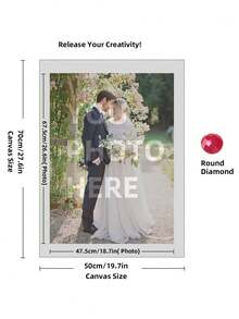 Custom Diamond Painting Kits For Adults Personalized Diamond Art From Photo Text Customized Diamond Painting For Home Decor Round Square Drill 12x16 Inch Diamond Painting Art Kits For Adults Accessories Pen Storage Club Dotz Arts Kit Dots Paintings Tools ,For Family ,Diy Kits - Multicolor - View 24