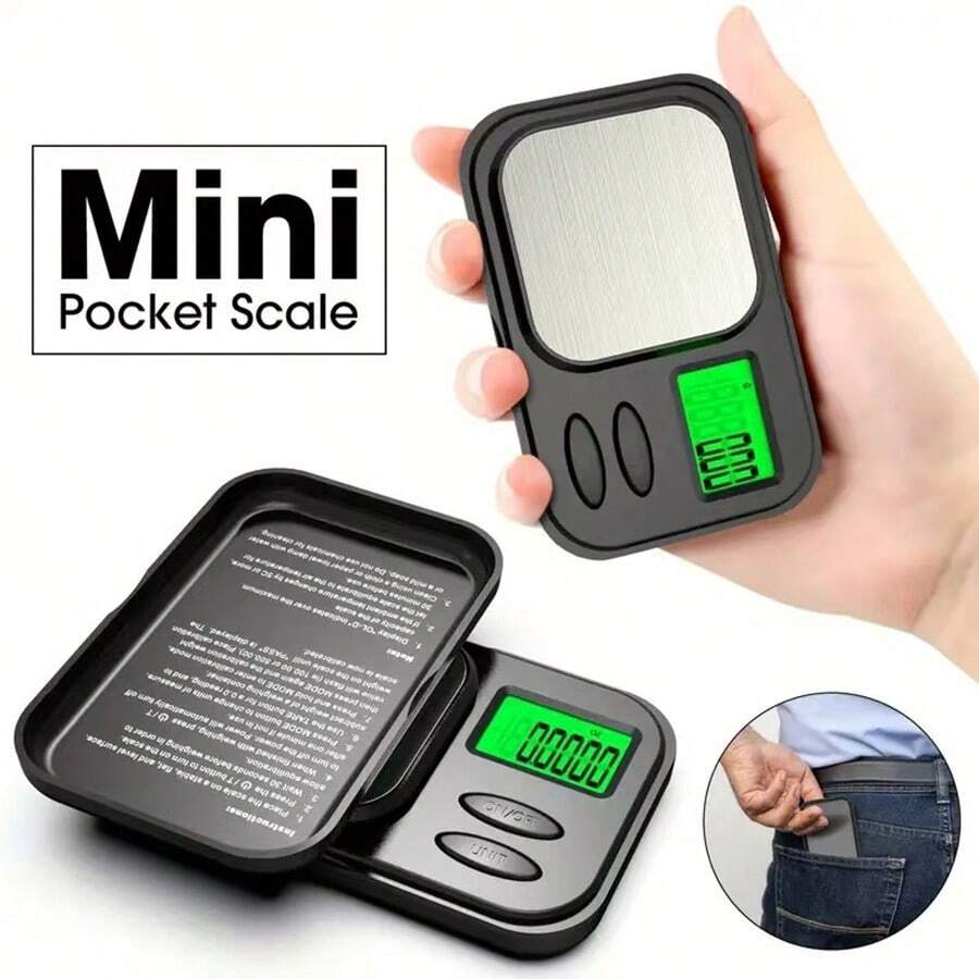 Cân điện tử mini chính xác cao, cân trang sức, cân nhà bếp, cân điện tử nhỏ độ chính xác đến gram - Đen-2011 - Xem 1