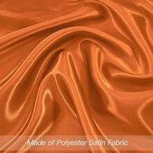 20 pezzi Tovaglioli di raso arancioni 43cm x 43cm quadrati, morbidi e lisci, per matrimoni, feste, celebrazioni, ristoranti, Ringraziamento, Natale, Ognissanti, decorazioni per eventi