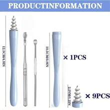 3 In 1 Ear Wax Removal Tool 2024 QGrips Ear Wax Removal Reusable Washable Replacement Soft Silicone Tips For Cleaner Earwax Ear Wax Removal Kit