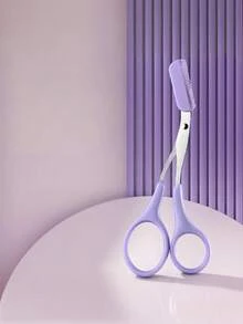 全新 Bent Moon 眉毛修剪工具套装，含眉梳和修剪器，眉毛剪刀，微距剃须刀，完美的眉毛修剪工具，更好地控制长度，修剪眉毛，家庭美容小工具，带迷你梳子的脱毛剪刀，面部脱毛，修剪器，美发用品，耐磨 - 彩色 - 查看 22