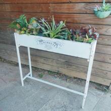 1pc Metal Flower Pot Stand, Elegant Art Display Rack For Flower Pots, Suitable For Garden, Terrace, Living Room, Balcony