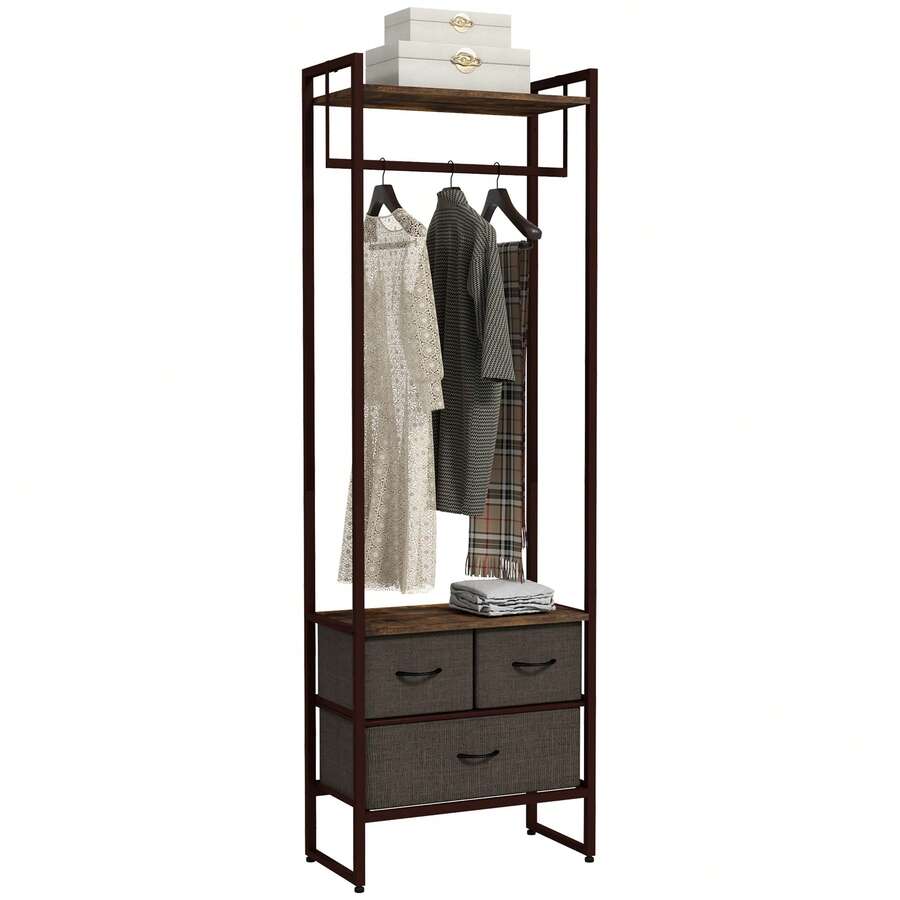 Coat Rack - Maroon - View 1