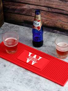 1 件定制酒吧桌旗、个性化酒吧垫、咖啡和鸡尾酒垫、家庭酒吧配件、艺术橡胶杯垫、送给父亲、男朋友的礼物、定制杯垫 - 紅色 - 查看 8