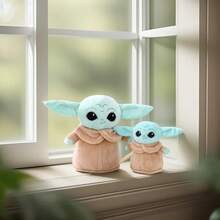 StarWars 1pc Small Interactive Game Figurine Dolls, Plush Doll, Polyester Stuffed Cartoon Toy, Collectible Figurine, Ideal For Halloween & Birthday Gift - Multicolor - View 8