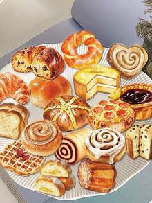 50/150/250pcs Baking Bread & Dessert Stickers For Decorating Luggage, Skateboard, Phone, Computer, Scrapbook - Multicolor - View 2