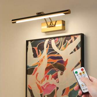 Lampada da parete LED moderna per la decorazione domestica, lampada da parete a specchio vintage minimalista con dimmerazione continua, ricarica USB, in alluminio nero/oro, per decorazione di lusso per il soggiorno, la cucina, la camera da letto, il comodino, il corridoio, l'ingresso, le scale