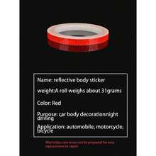 1捲彩色反光膠帶,適用於摩托車和自行車 - 彩色 - 查看 2