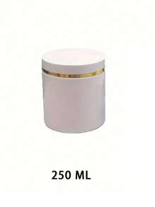 化妆品罐、可重复填充的旅行洗漱用品容器、面霜分配器、带盖的DIY瓶子、防漏旅行配件、非常适合旅行、适用于面部保湿霜和乳液分配、旅行面霜罐、旅行必需品、学校假期旅行瓶