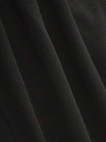 Women's Black Relaxed Fit Cropped T-Shirt - Cute Cat & "I'M OK!" Graphic Print, Round Neck Short Sleeve Top For Running, Gym, Casual Wear - Machine Washable Spring/Summer Tee, Ladies T-Shirts - Black - View 4