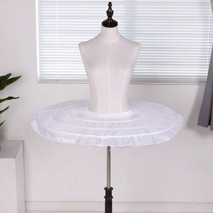 32cm Petticoat, Voluminous Petticoat, Swan Ballet Tutu, 3-Hoop Short Petticoat