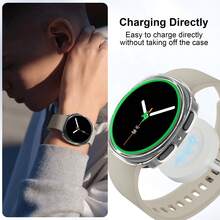 1pc New Hollow PC Hard Watch Case, Compatible With Samsung Galaxy Watch 8 40mm/44mm/8 Classic 46mm For Men & Women, Matte Protective Cover, Hollow Sweat-Proof, Smart Watch Accessory - Clear - View 8