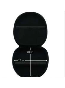 1PC Hard Shell Carrying Headphones Case Headset Travel Bag Wireless Earphones Bluetooth Earphones Earbuds For Business,Travel,School,College,Office,Pressure Resistant Large Earphone Bag EVA Headwear Folding, Portable Anti Drop And Anti Pressure Bluetooth Earphone Storage Bagcharger Case Power Bank Phone Charger Digital Camera Accessories