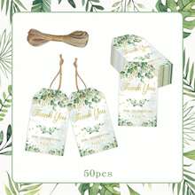 50 chiếc thẻ gấu cảm ơn vì đã ăn mừng cùng chúng tôi - Thẻ gấu mừng em bé chào đời Thẻ quà tặng Nhãn giấy Gói quà Thẻ treo Thẻ cảm ơn cho tiệc cưới, tiệc sinh nhật, tiệc mừng em bé chào đời - Nhiều màu - Xem 16