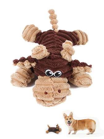 Striped Plush Dog Toy, Sound Making Toy, Dog Chew, Boredom Relief Companion, Plush Sound Making Toy, Training Interactive Doll, Tear-Resistant Chew Toy, Strong Bite, Stimulate Intelligence, Clean Teeth, Interactive Puppy Training Gift (Single And 3 Pieces)